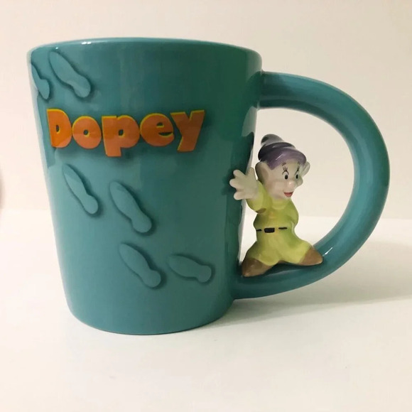 Walt Disney World Dopey  Coffee Mug 3D Snow White Character Disney Parks - Picture 15 of 16